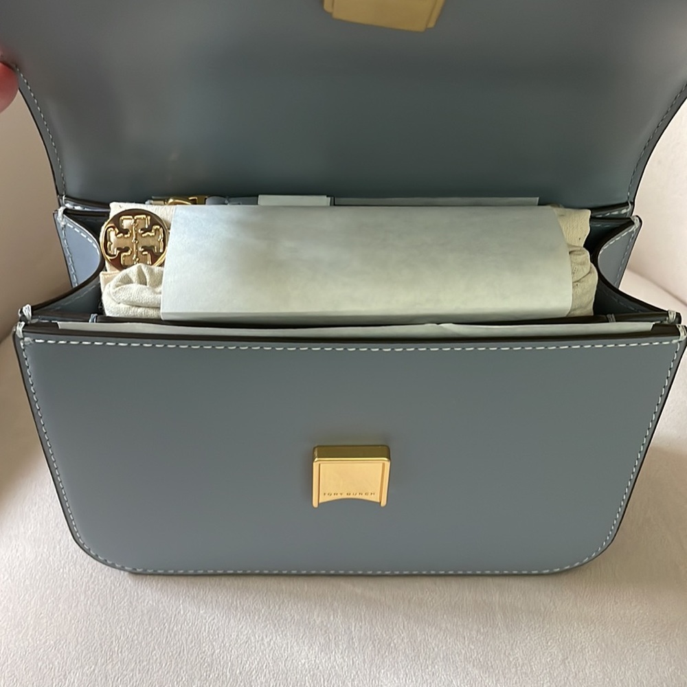 Tory Burch Eleanor Canvas small convertible shoulder bag - Picture 7 of 9